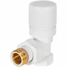 Клапан термостатический STOUT Design белый, угловой 1/2