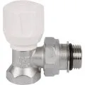 Клапан ручной терморегулирующий угловой STOUT SVR 1/2 (с дополнительным уплотнением)