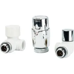 Термостатический комплект LUXOR 1/2 EK угловой правосторонний KT 269/A