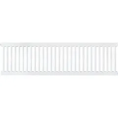 КЗТО РС 1-500-29 1/2 Радиатор стальной трубчатый RAL 9016 (кронштейны в комплекте)