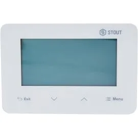 Беспроводной комнатный двухпозиционный регулятор STOUT ST-293v2, белый