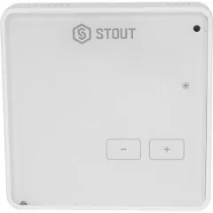 Проводной комнатный регулятор STOUT R-10z, белый