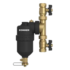 Магнитный сепаратор шлама ROMMER RFW-0081-000820 поворотный, ВР 3/4  корпус- композит