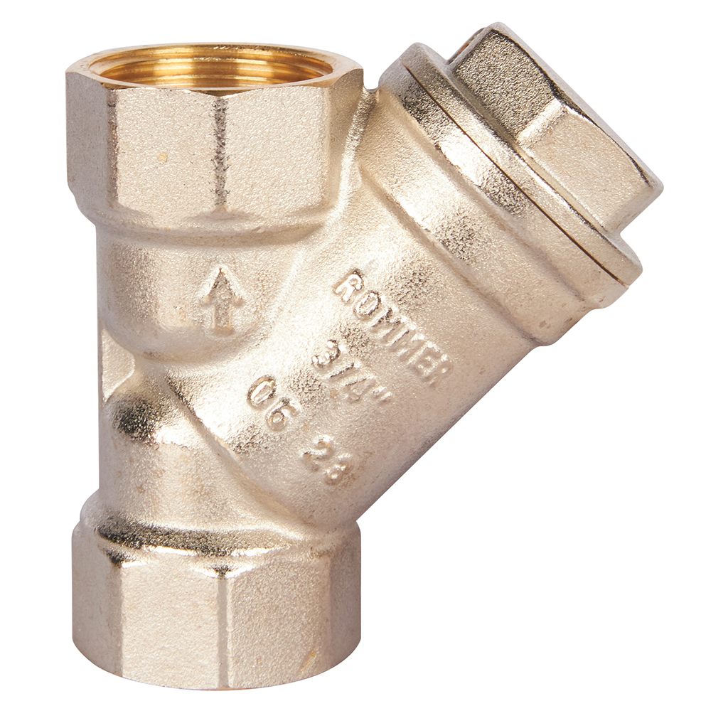 Фильтр грубой очистки косой ROMMER 3/4 500 мкр