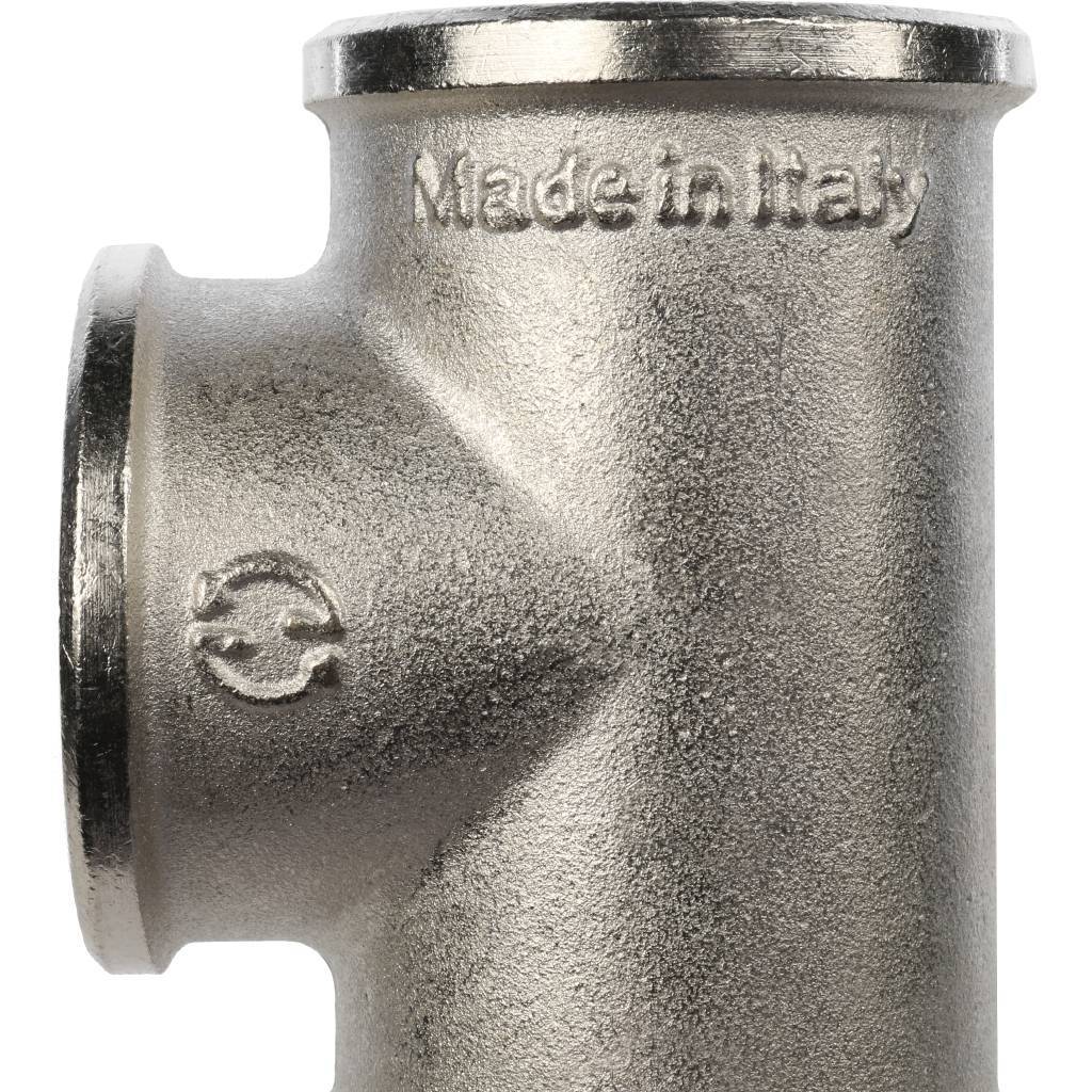 Тройник STOUT ВВ никелированный 1, SFT-0020-000001
