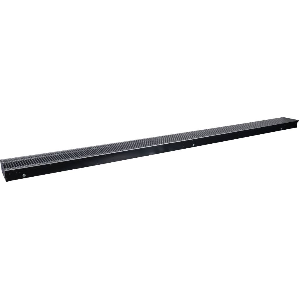 Внутрипольный конвектор STOUT SCN-1100 80х190х2800 (Решётка роликовая) правое подключение, SCN-1100-0819280