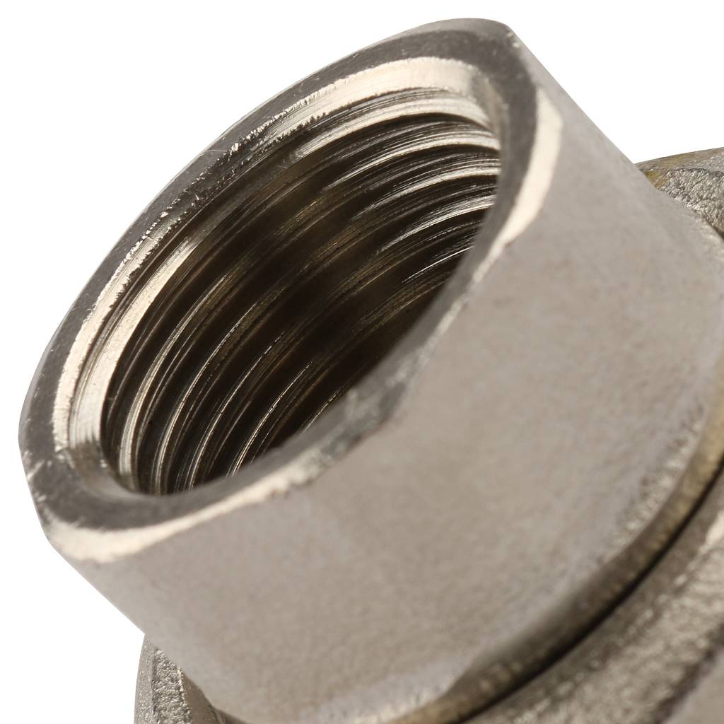 Сгон TIEMME прямой конический, никелированный ВВ 1/2х1/2, 1500374