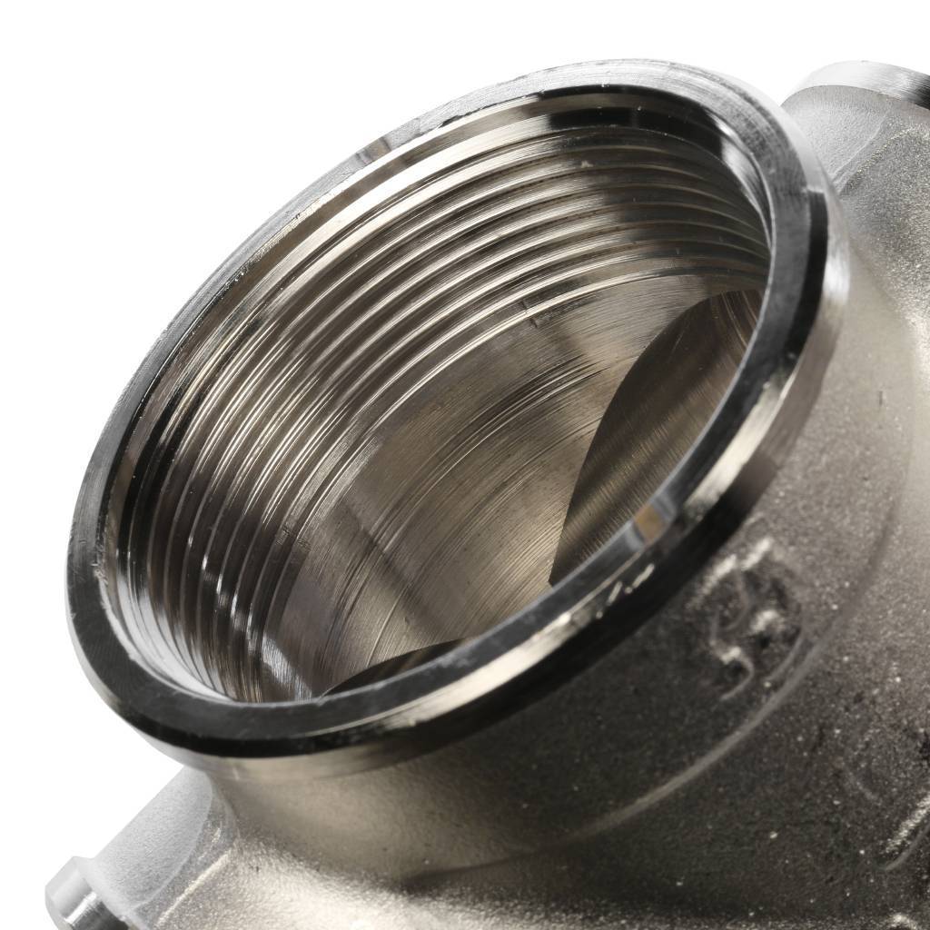 Тройник STOUT ВВ никелированный 2, SFT-0020-000002