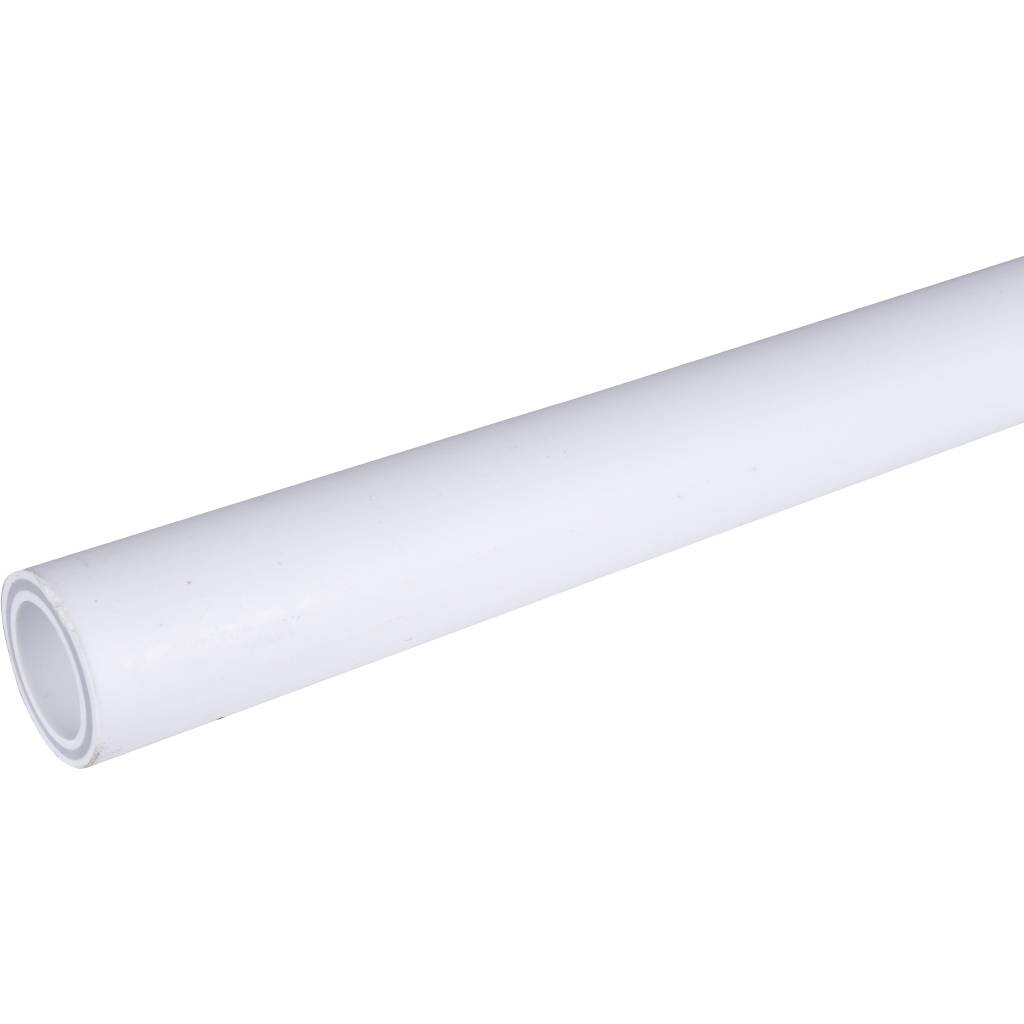 Труба полипропиленовая армированная Политэк d=32х4,4 (PN 20) (стекловолокно) (цвет белый), 9200032044