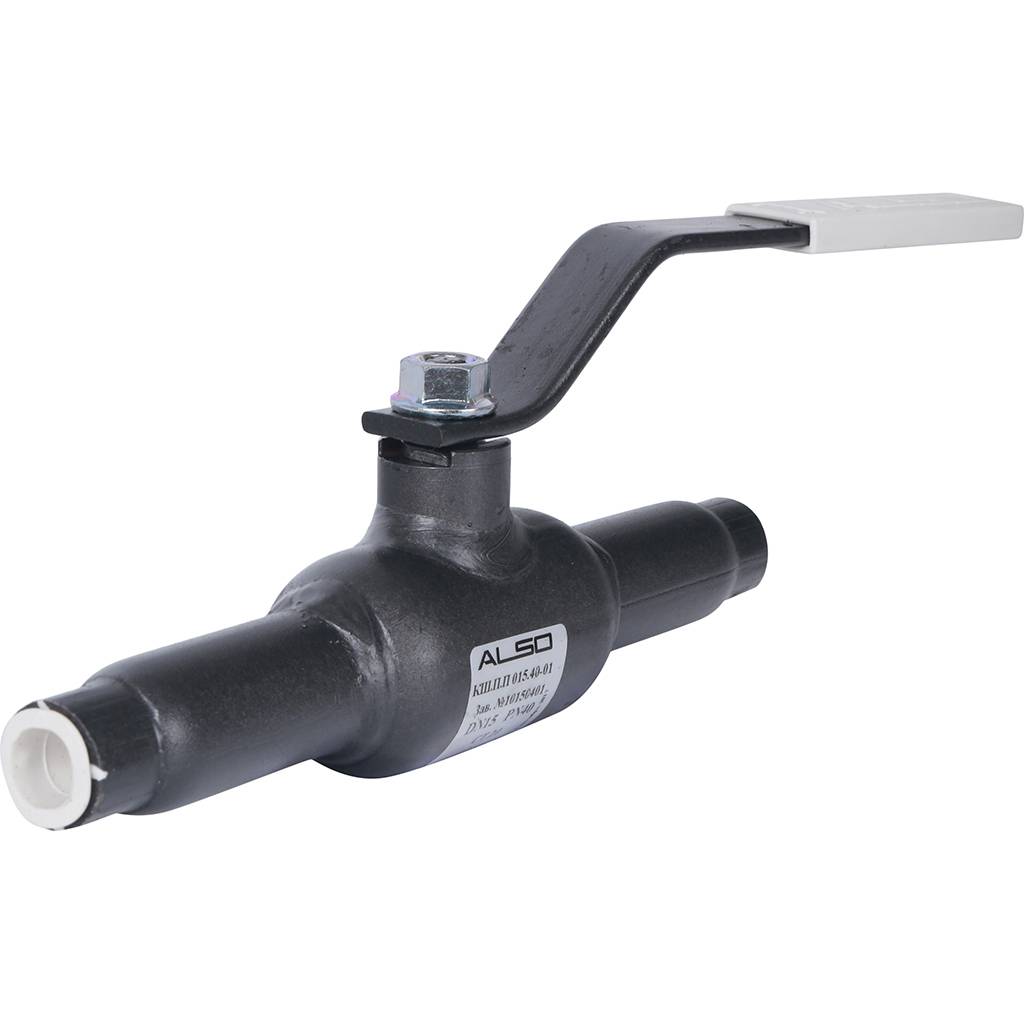 Кран шаровой ALSO КШПП Ду15 Ру 4,0 МПа из Ст.20 полнопроходной, КШ.П.П.015.40-01