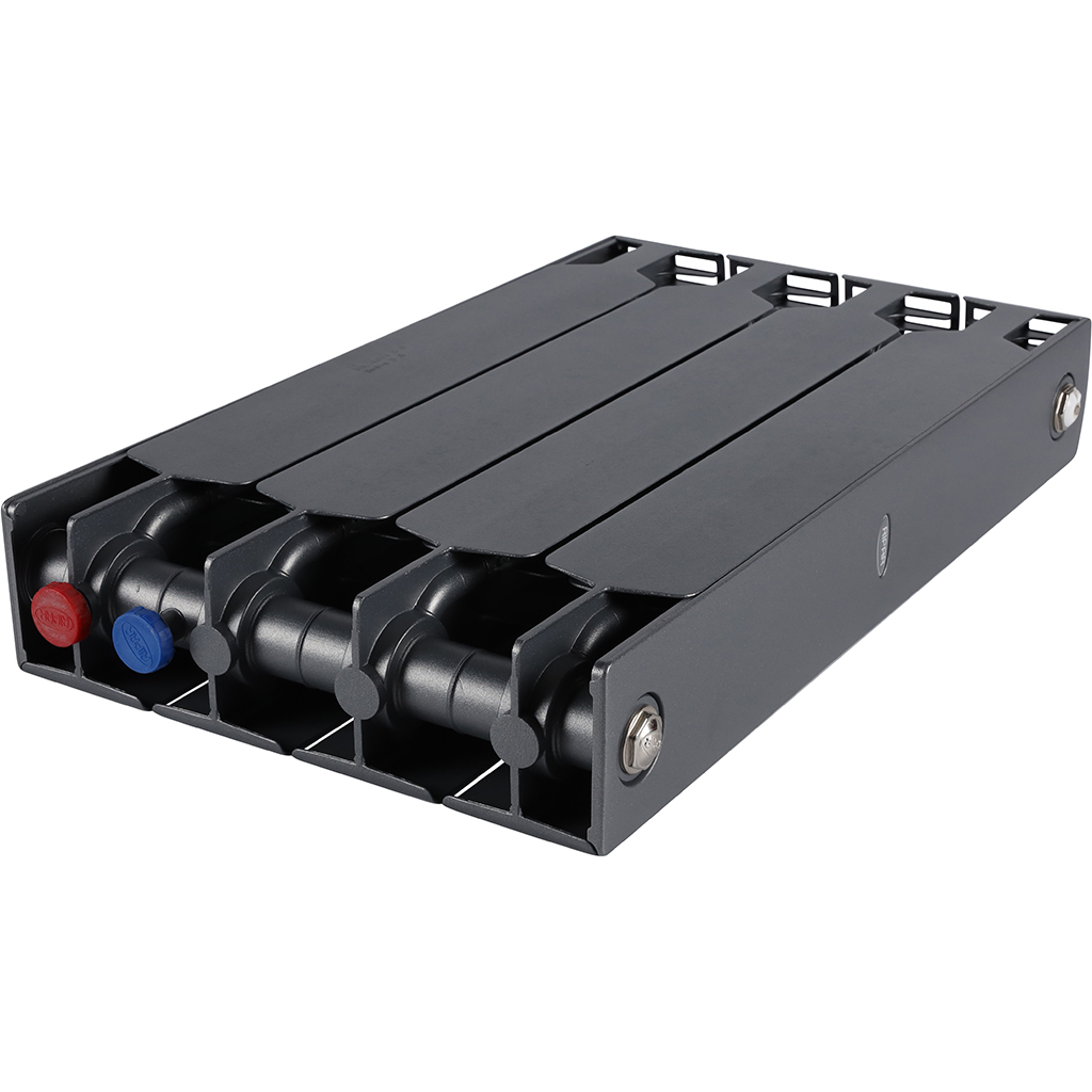 Радиатор биметаллический RIFAR SUPReMO VENTIL 500 SVR 4 секций нижнее правое подключение (Цвет ТИТАН), 4RS50.VR-4-TI