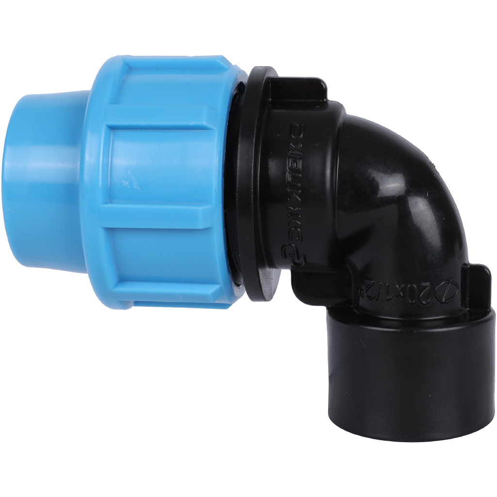 Отвод Джилекс с внутренней трубной резьбой 20х1/2, 9280