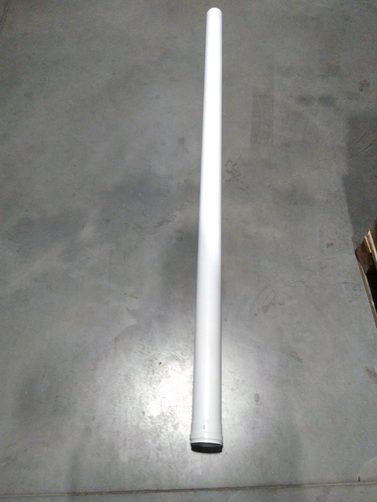 Уцененный товар (замятие): *SCA-0080-002000 STOUT Элемент дымохода DN80 труба 2000 мм п/м