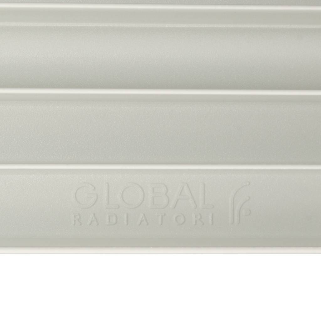 Радиатор биметаллический Global STYLE PLUS 500 10 секций боковое подключение (белый RAL 9010), STP05001010