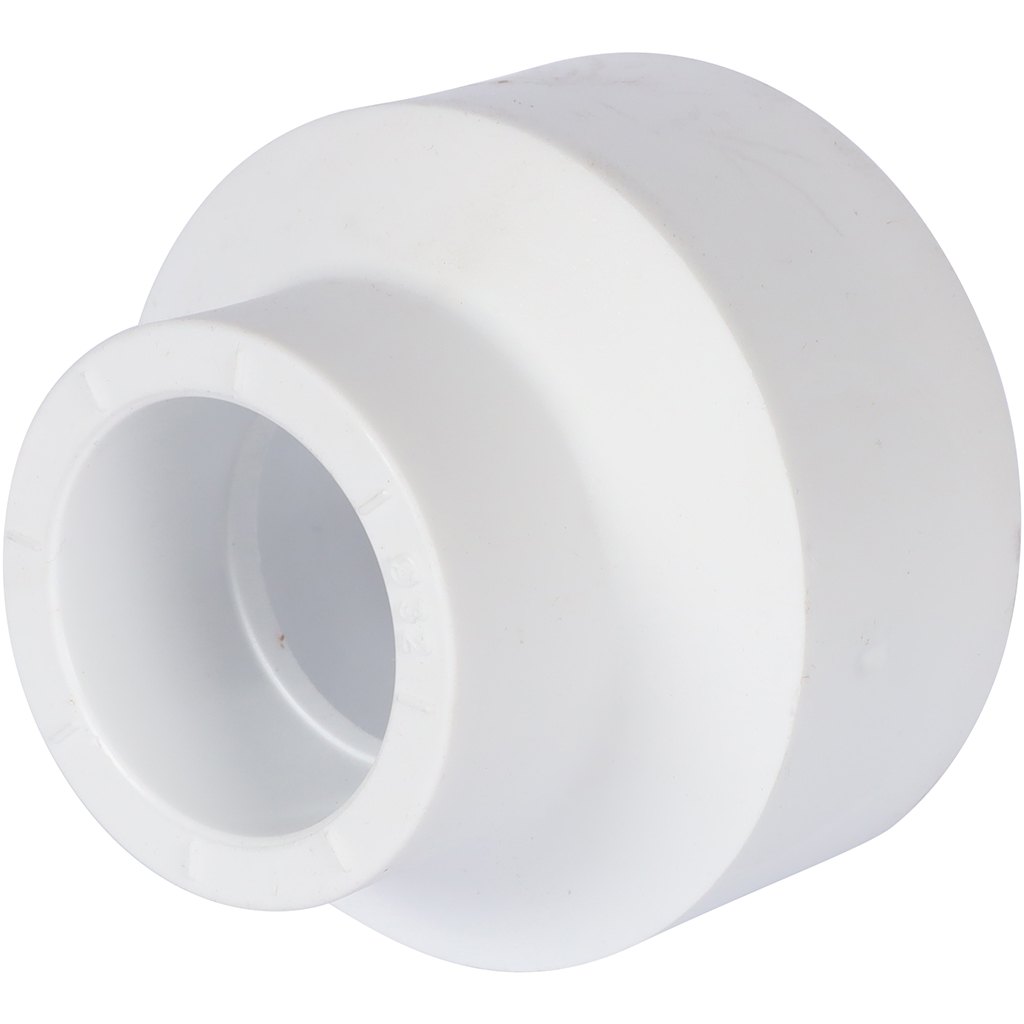 Муфта переходная Политэк 50х32 внутр./внутр. для полипропиленовых труб под сварку (цвет белый), 9000005032