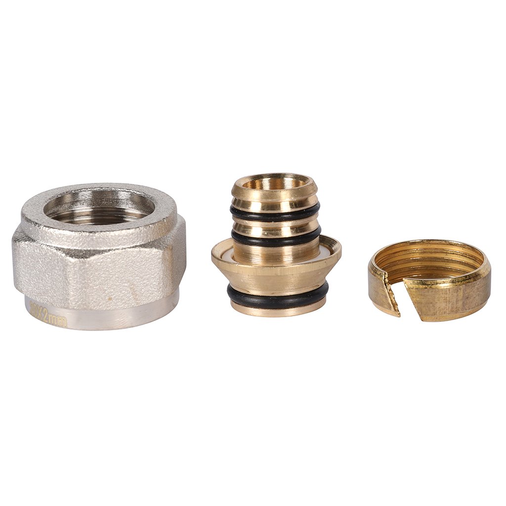 Фитинг компрессионный ROMMER евроконус для труб PEX-AL-PEXb 20х2,0х3/4, RFC-1021-002020