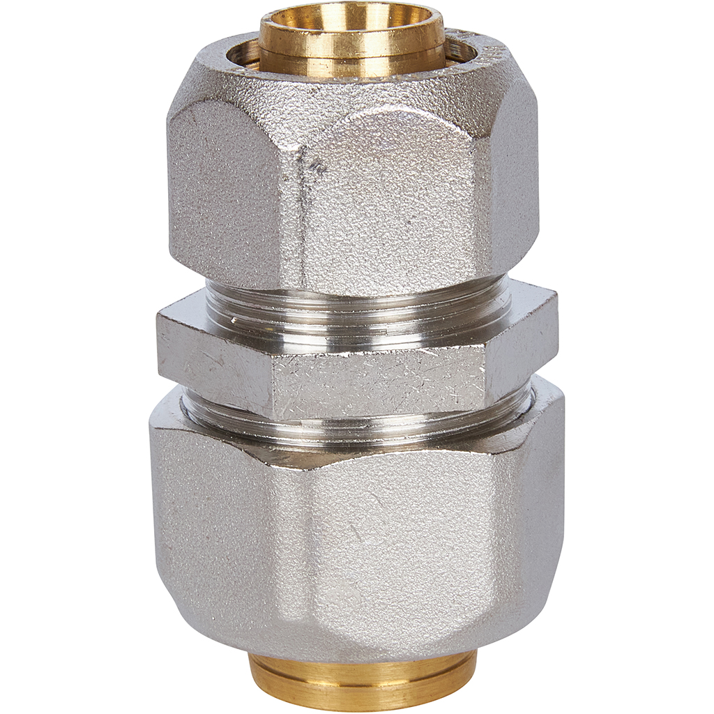 Муфта STOUT соединительная переходная 32x26 для металлопластиковых труб винтовой, SFS-0004-003226