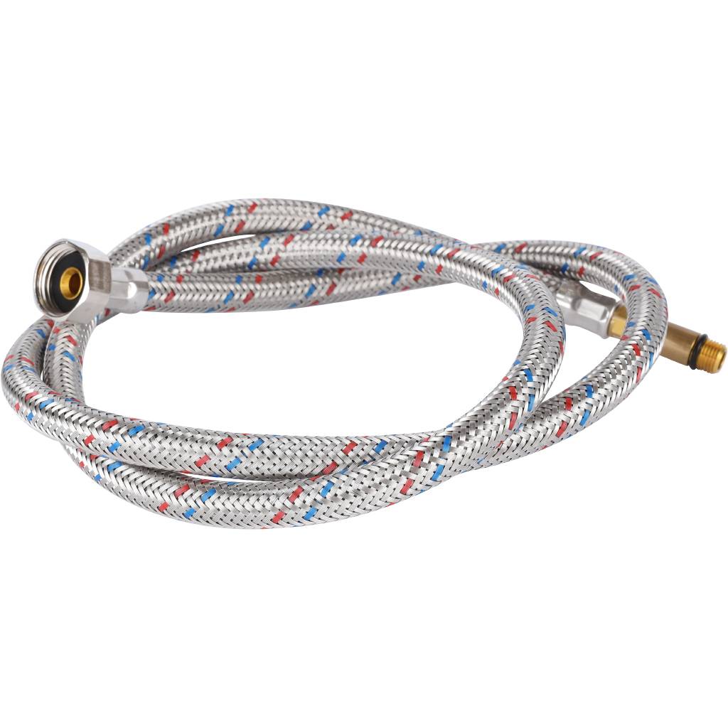 Гибкая подводка для воды STOUT M 10 (35мм) х ВР 1/2, длина 1200 мм, SHF-0050-351015