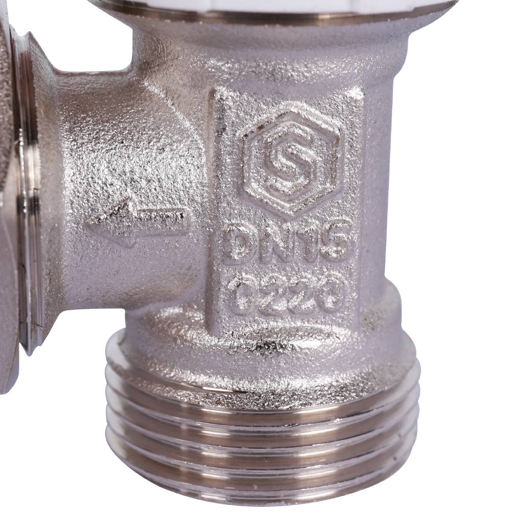 Клапан термостатический угловой STOUT 1/2 х 3/4 ЕК, SVT-0002-100015