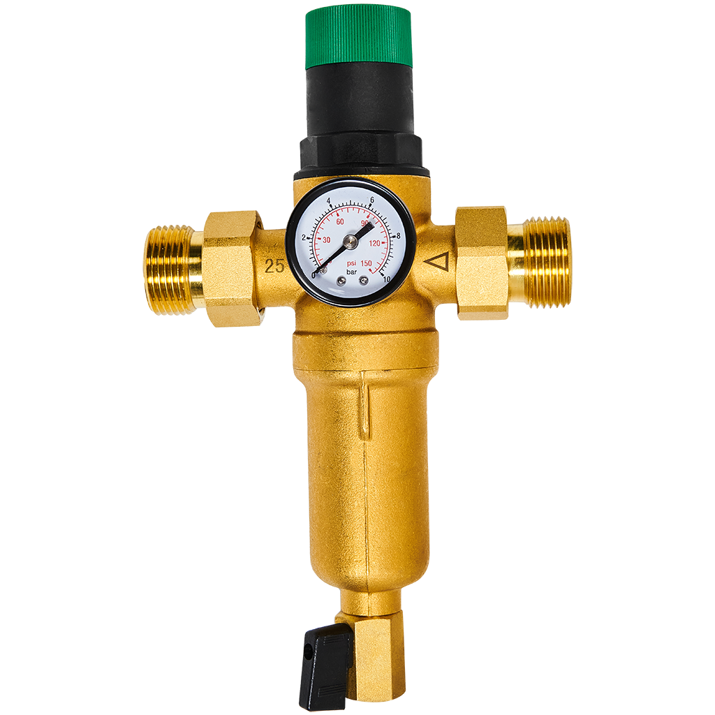 Фильтр с редуктором на горячую воду Хит Комплект DN25