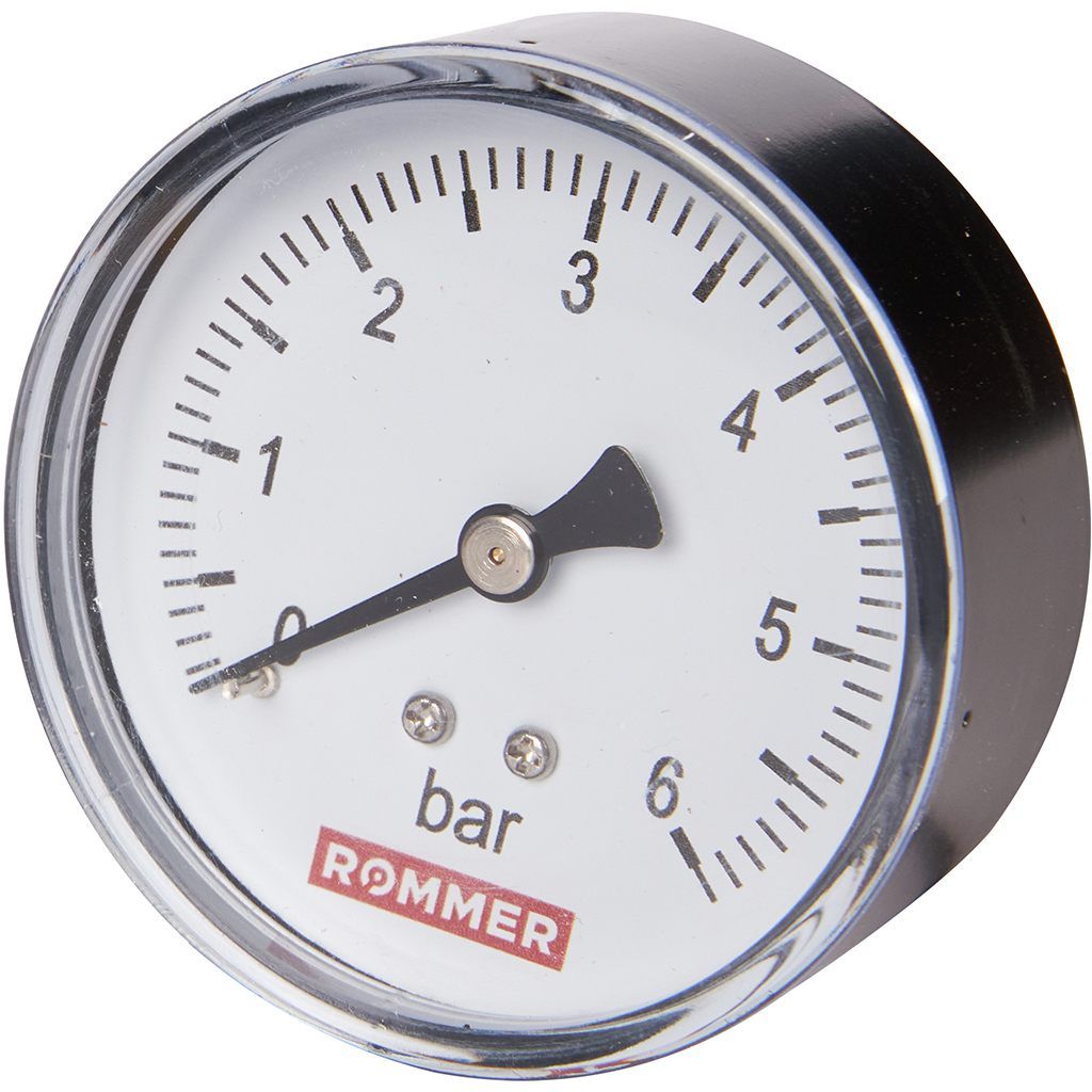 Манометр аксиальный ROMMER 63 мм 1/4