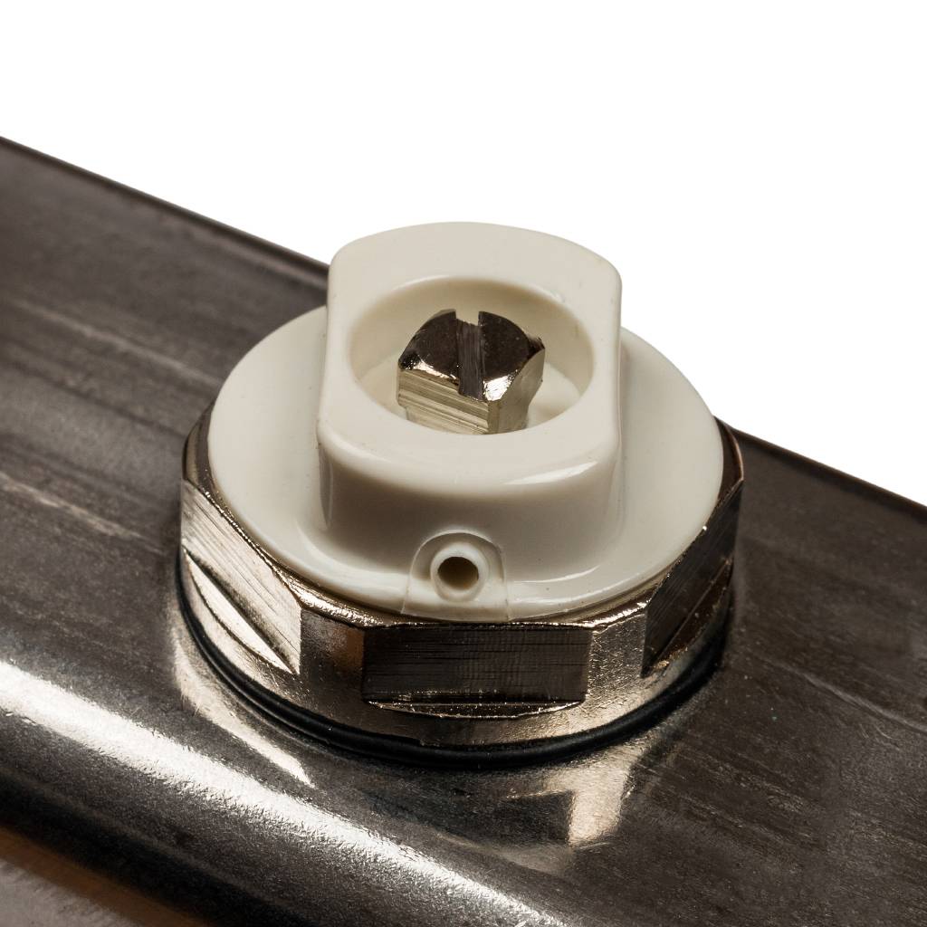 Коллектор из нержавеющей стали с расходомерами, с клапаном вып. воздуха и сливом STOUT 5 выходов, SMS-0927-000005