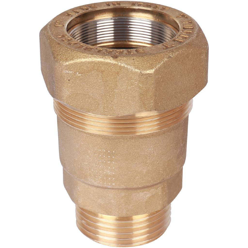 Муфта TIEMME 1 НP для стальных труб, латунь, 1500056