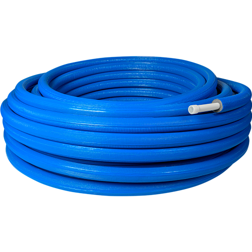 Труба EVOH PE-Xa в изоляции 16х2,2х 6, 100м синяя, RTP