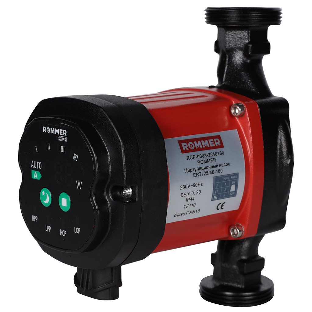 Циркуляционный насос ROMMER ERTI 25/40-180, RCP-0003-2540180