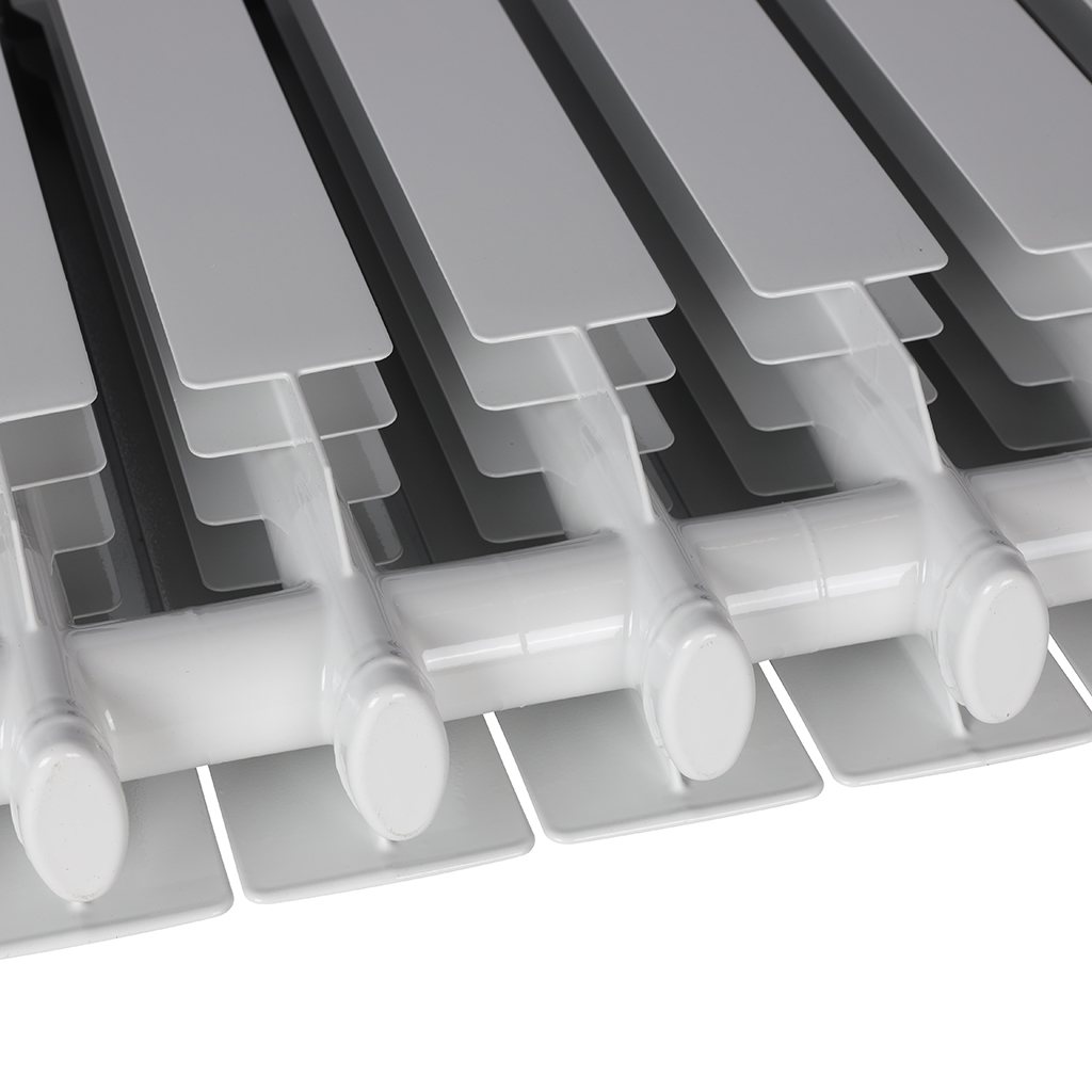 Радиатор алюминиевый STOUT VEGA 500 8 секций боковое подключение (белый RAL 9016), SRA-1310-050008