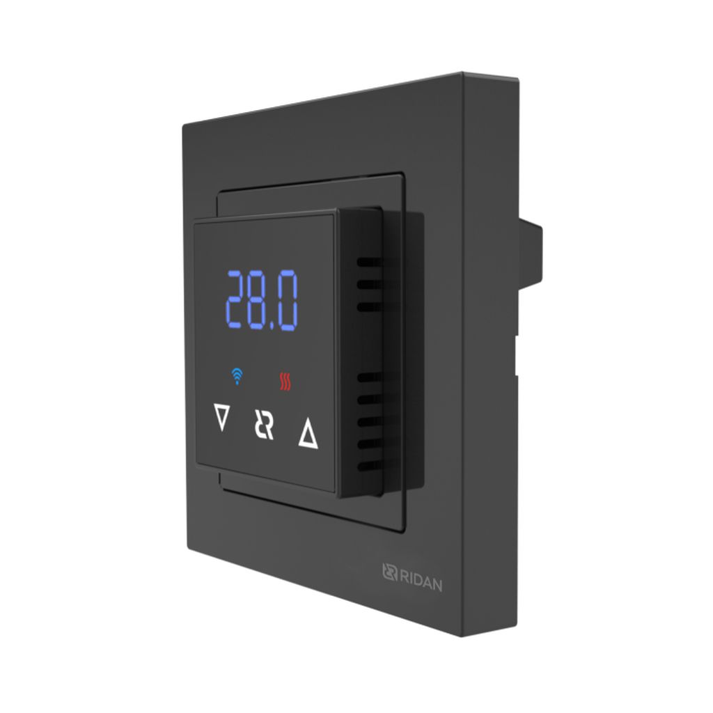 Терморегулятор Ридан Classy с Wi-Fi черный, 21RT0105R