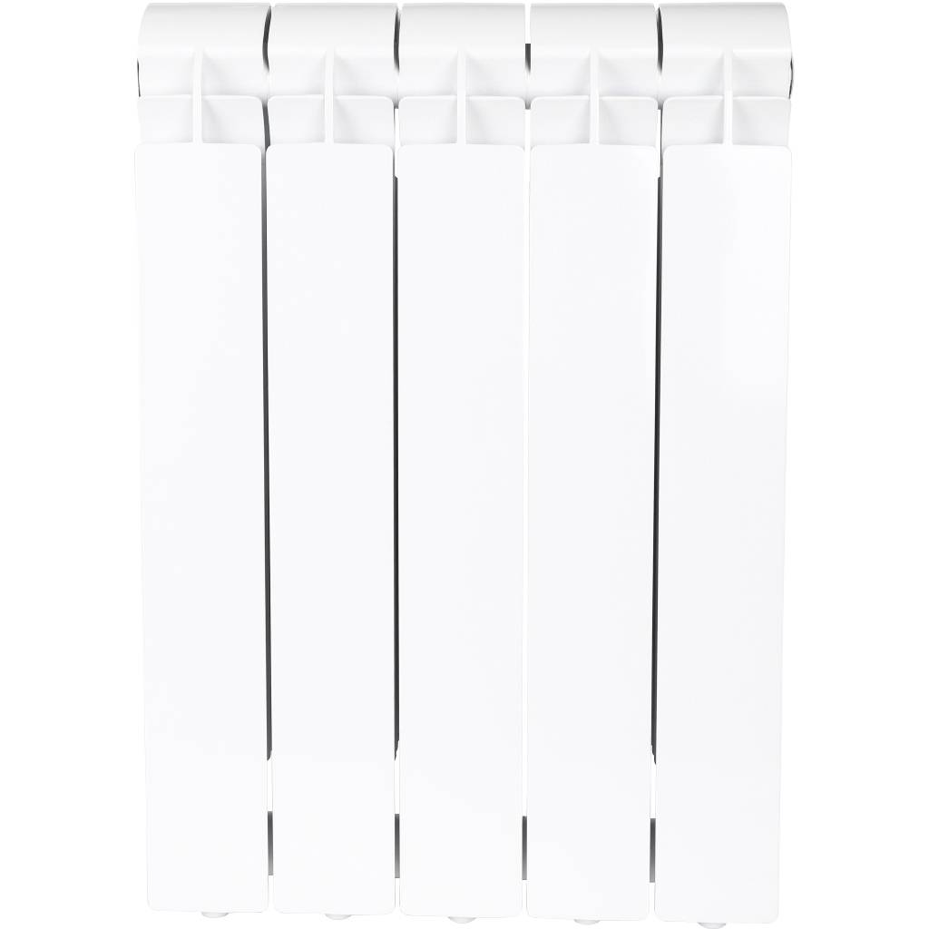 Радиатор алюминиевый Global VOX- R 500 5 секций боковое подключение (белый RAL 9010), VX05001005