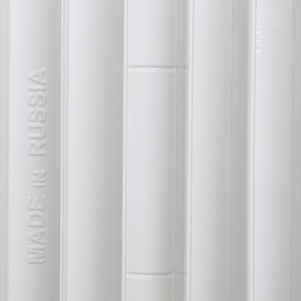 Радиатор биметаллический RIFAR BASE 350 12 секций боковое подключение (белый RAL 9016), 1RB35-12