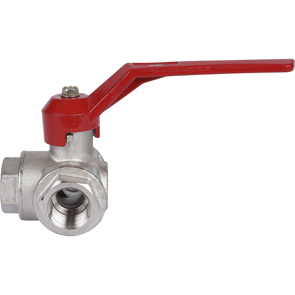 Кран шаровый Itap 128 3/4 трехходовой тип «Т» стандартный проход (рычаг), 26105