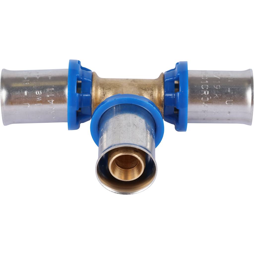 Тройник равнопроходный APE 16х16х16 для металлопластиковых труб прессовой, ARL2200111