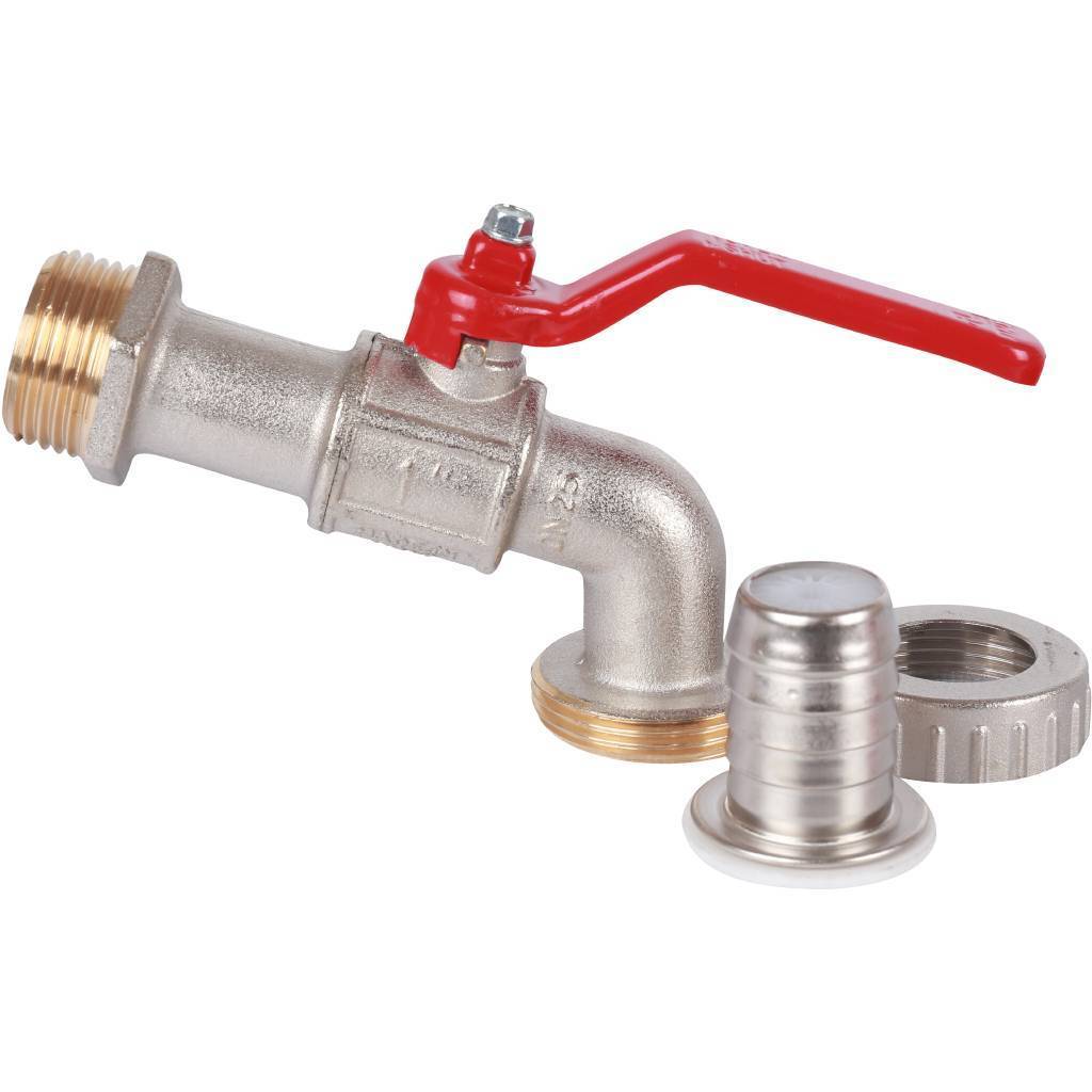 Шаровый сливной кран Itap 132 1 с латунным штуцером