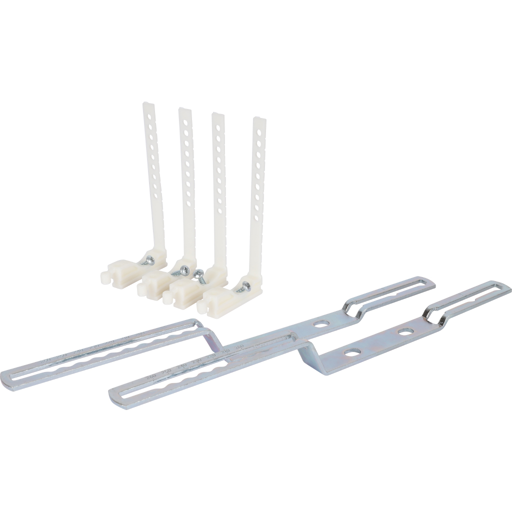 Универсальный регулируемый кронштейн STOUT (комплект 2 шт, цена за 2 шт) для коллекторов