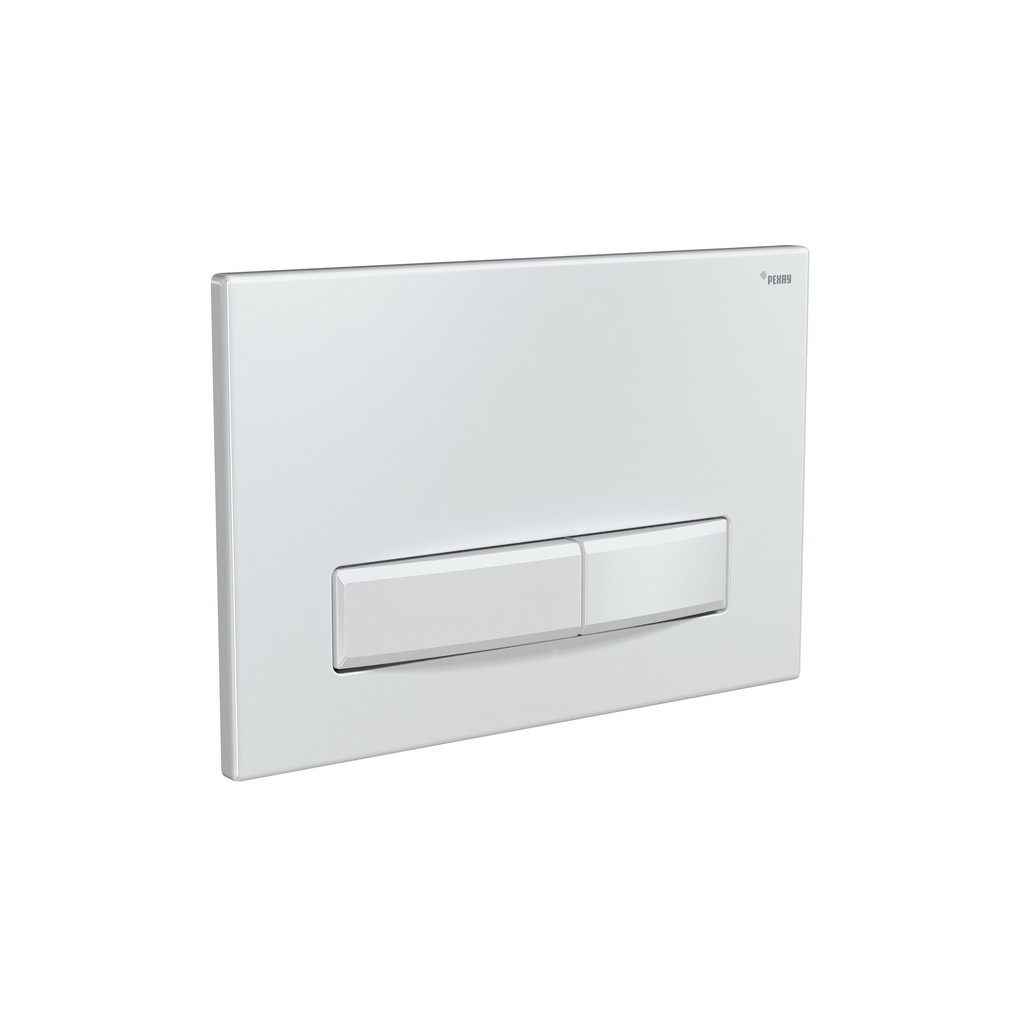 Панель смыва РЕХАУ NOVA LONG 001 с прямоугольными клавишами, пластик, белый, глянцевый, 19102301001