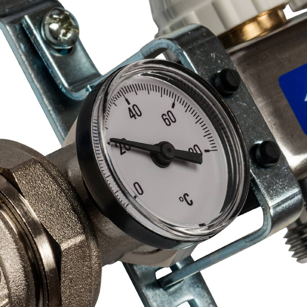 Коллектор из нержавеющей стали в сборе без расходомеров STOUT 10 выходов