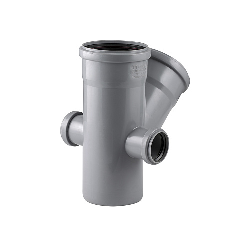 Крестовина двухплоскостная, левая/правая ВК ПП 110/110/50/50х45, серый,РТП