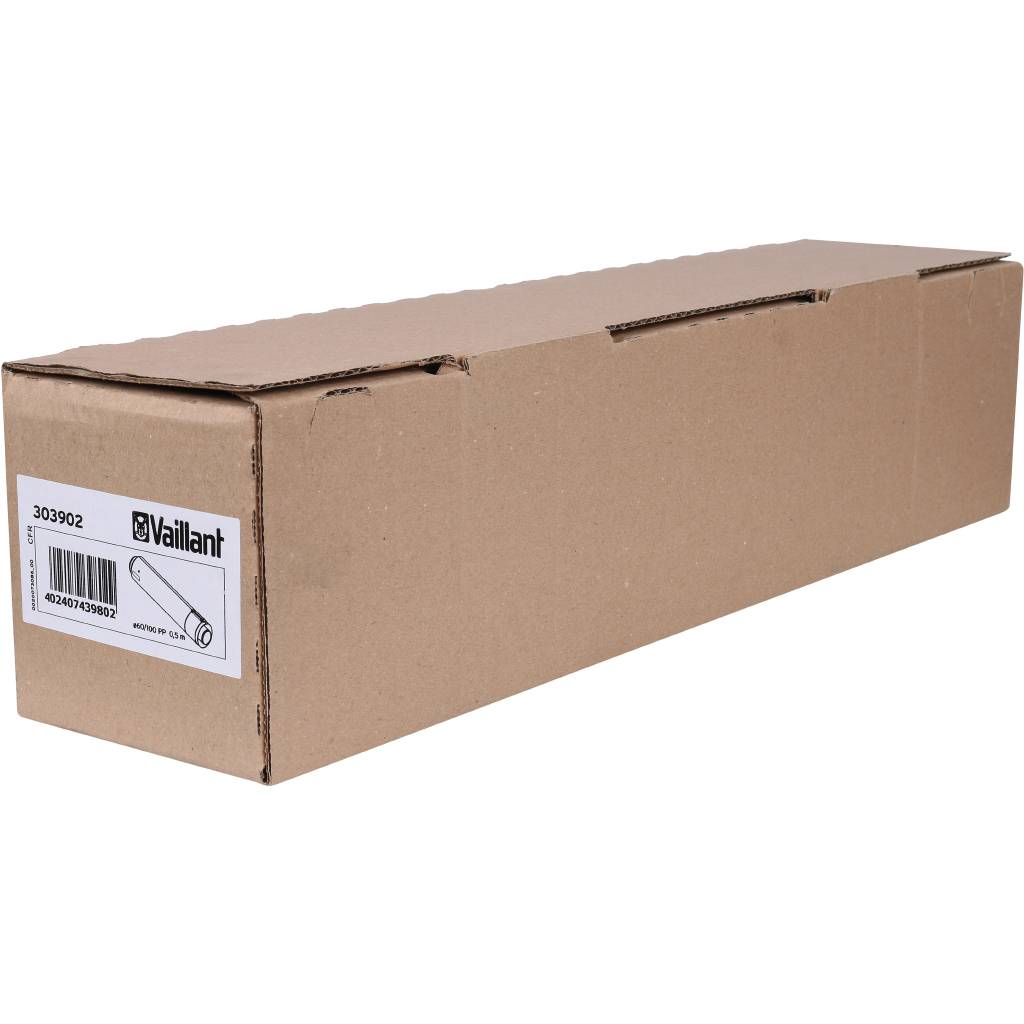 Удлинение Vaillant 60/100 мм 0,5 м РР, 303902