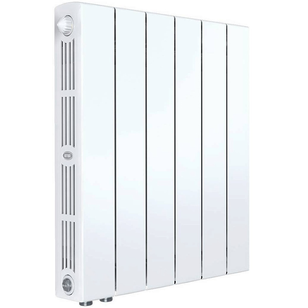 Радиатор биметаллический RIFAR SUPReMO VENTIL 350 SVL 6 секций нижнее левое подключение (белый RAL 9016), 4RS35.VL-6