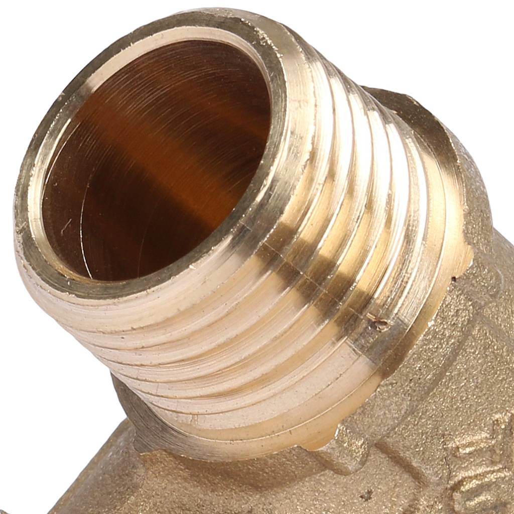 Угольник TIEMME с наружной резьбой 20х1/2 для труб ПНД винтовой, 3400047