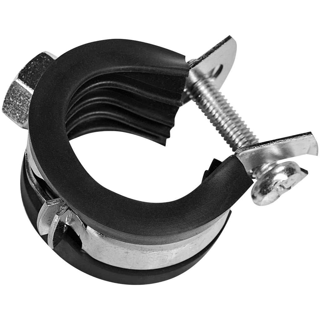Хомут для труб одновинтовой STOUT с гайкой М8, 1/2 (20-23мм)