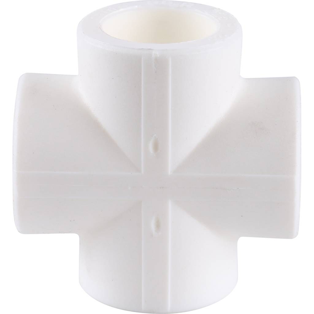 Крестовина Kalde d=25 для полипропиленовых труб под сварку (цвет белый), 3212-crs-250000