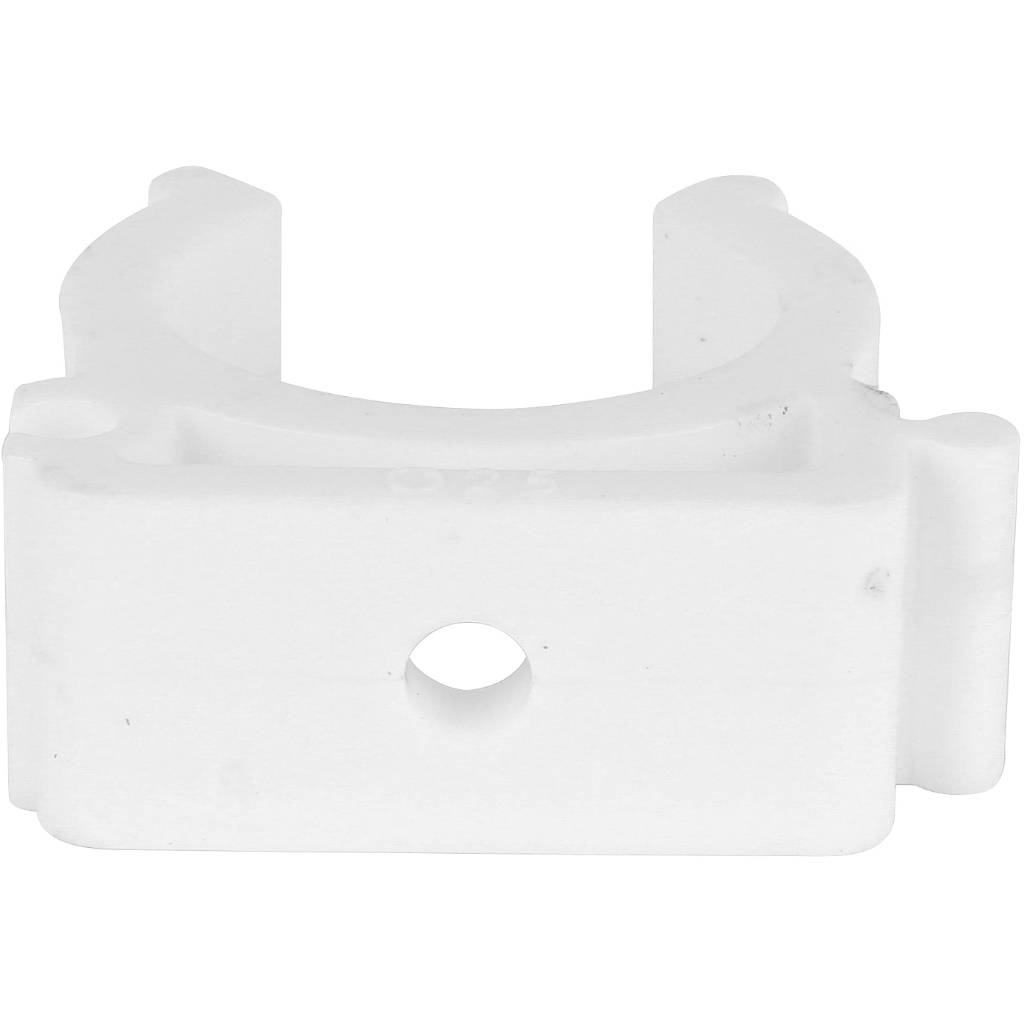 Крепление Kalde d=25 для полипропиленовых труб под сварку (цвет белый), R.3592-bck-252701