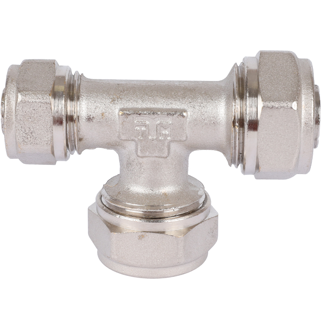 Тройник переходной TIEMME (20.2х20.2х16.2) для металлопластиковых труб винтовой, 1600057