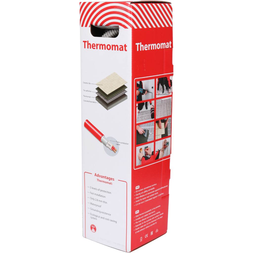Термомат THERMO 2 м.кв (комплект без регулятора), TVK-130-2