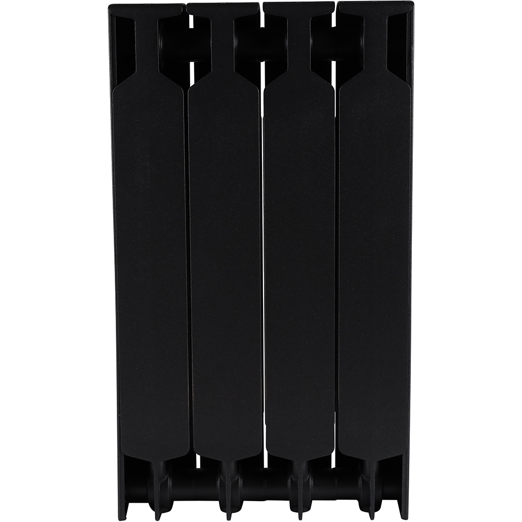 Радиатор биметаллический RIFAR SUPReMO 500 4 секции боковое подключение (цвет Антрацит), 4RS50-4-AN