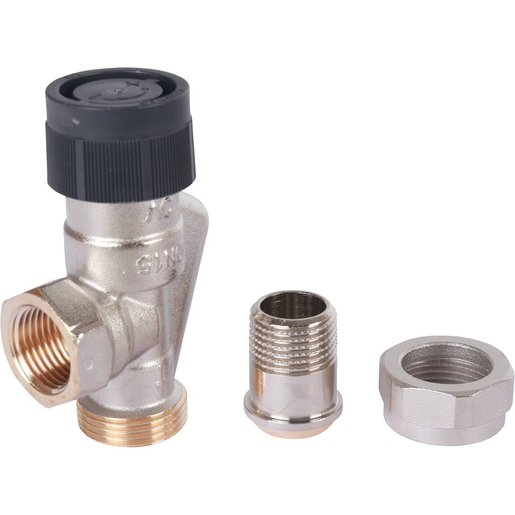 Вентиль термостатический OVENTROP А осевой никелированный ВН 1/2 x 1/2, 1181404